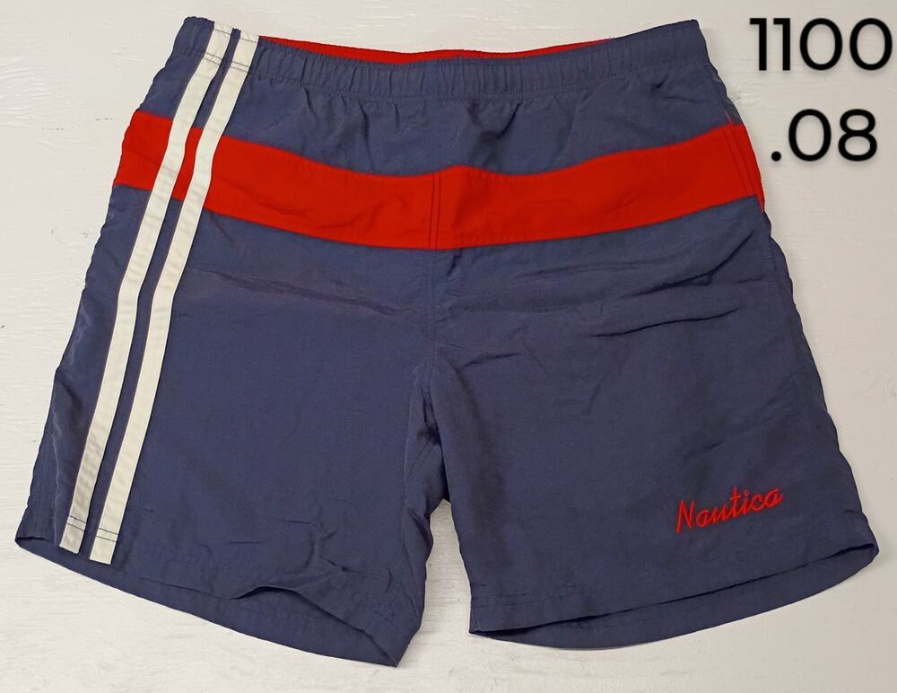 Nautica (L) Vintage Multicolor Board Beach Swim Shorts